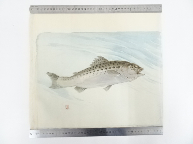 JAPANESE PAINTINGS & CALLIGRAPHY / MEKURI FISH / SHOWA ERA 